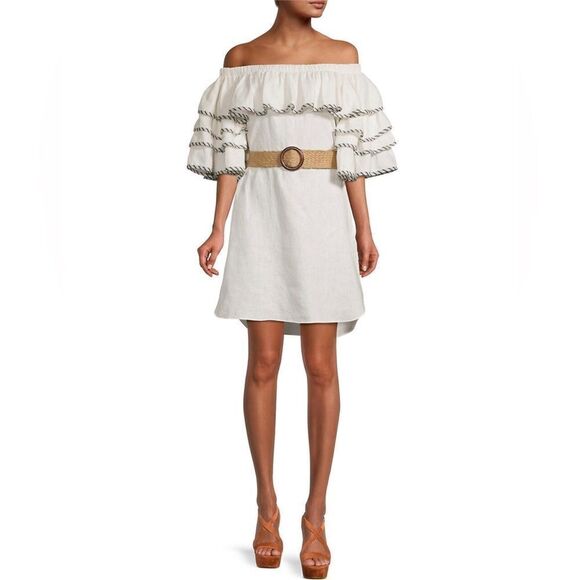 Ted Baker Meiyah Off-the-Shoulder Minidress size 6 - Picture 1 of 13